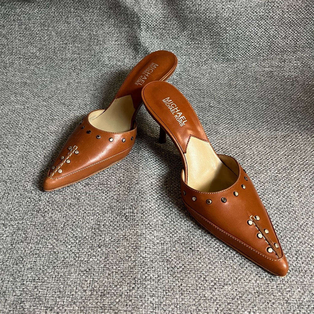 Brand new Michael Kors slides with stud detailing